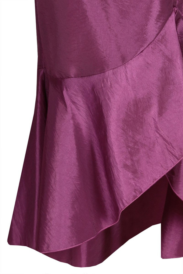 Sukienka FSU031 AMARANTOWY CIEMNY