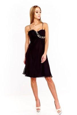 Suknia FSU723 CZARNY