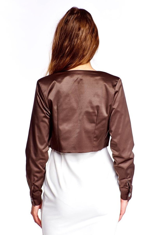 Żakiet FZA796 CZEKOLADOWY CIEMNY