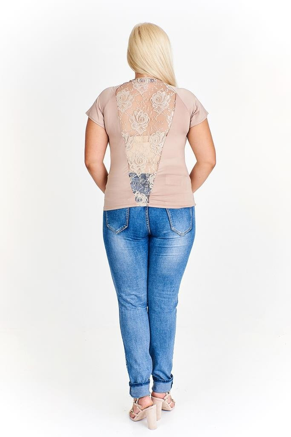 Bluzka FBZ945 BEŻOWY CIEMNY