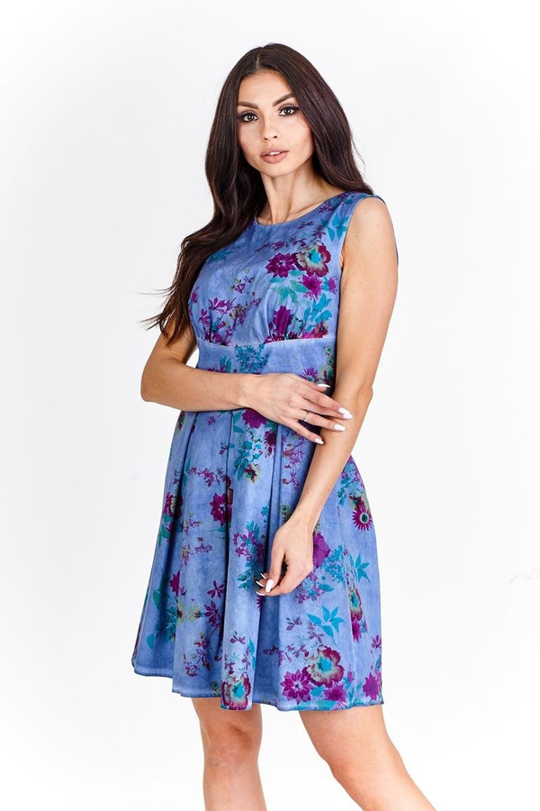 Sukienka FSU608 JEANSOWY wzór A