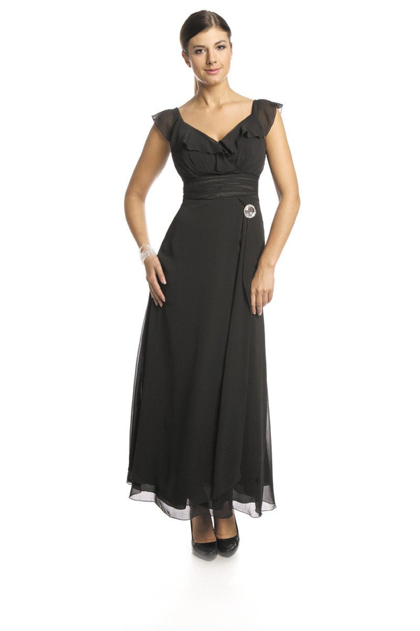 Suknia FSU734 CZARNY