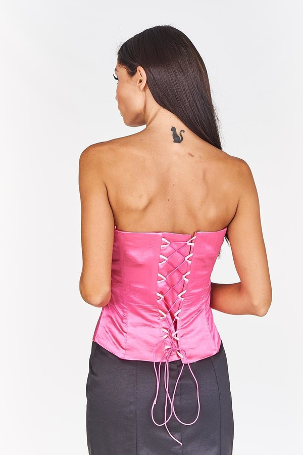 Gorset FGR042 AMARANTOWY JASNY