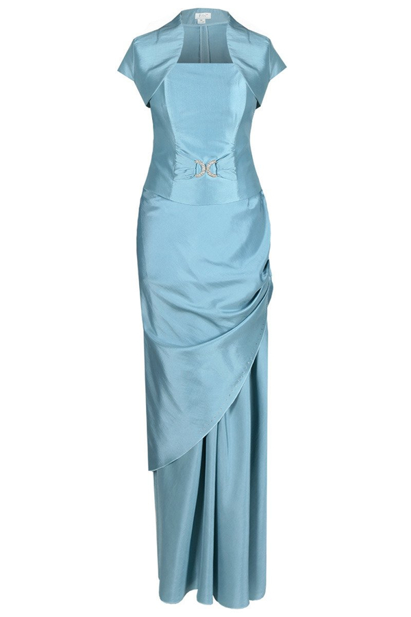 Sukienka FSU063 BŁĘKITNY CIEMNY