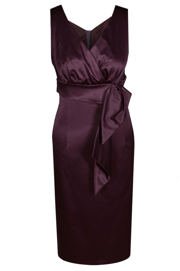 Dress FSU189 EGGPLANT