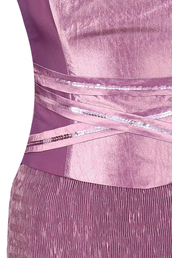 Sukienka FSU139 RÓŻOWY BRUDNY