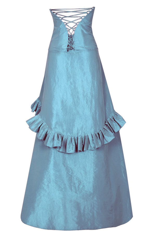 Sukienka FSU136 BŁĘKITNY CIEMNY