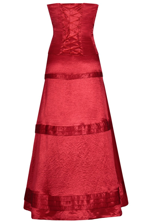 Sukienka FSU073 CZERWONY