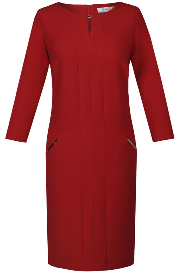 Sukienka FSU799 CZERWONY