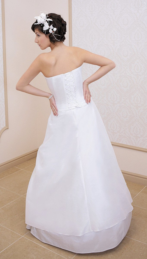 Sukienka FSU074 BIAŁY BIAŁY