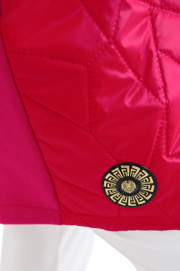 Kurtka FKU1067 AMARANTOWY