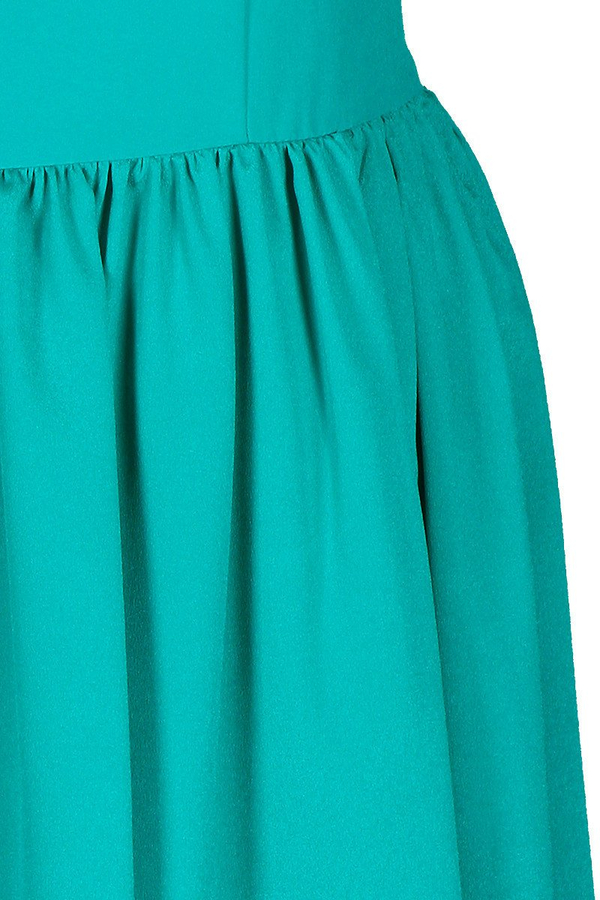 Sukienka FSU371 TURKUSOWY CIEMNY