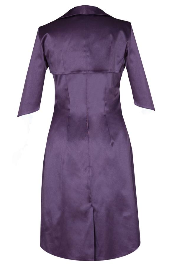 Sukienka FSU201 CHABROWY CIEMNY