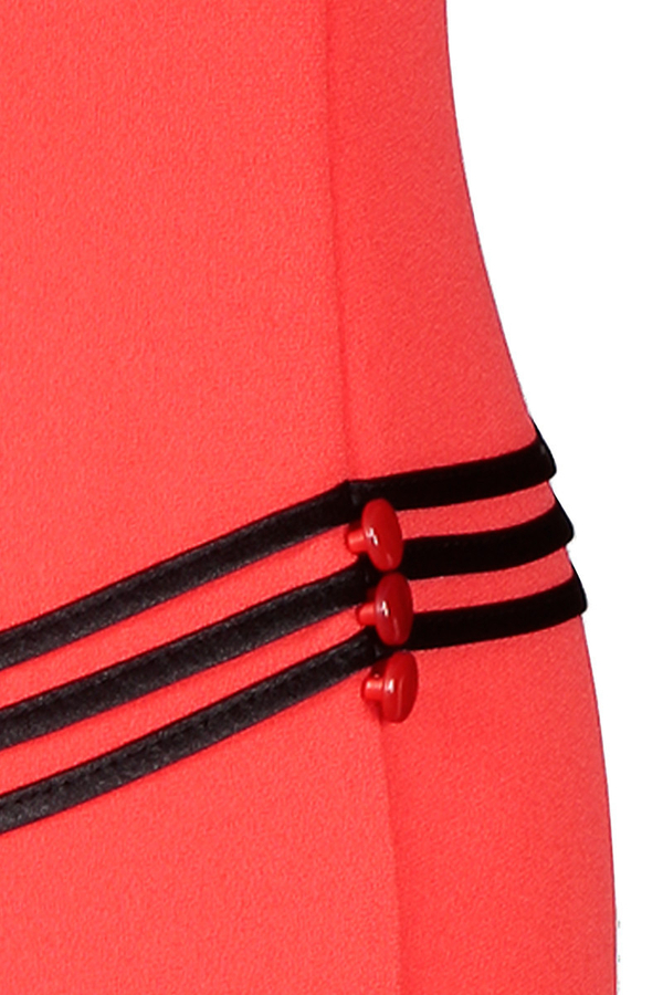 Sukienka FSU254 POMARAŃCZOWY MOCNY