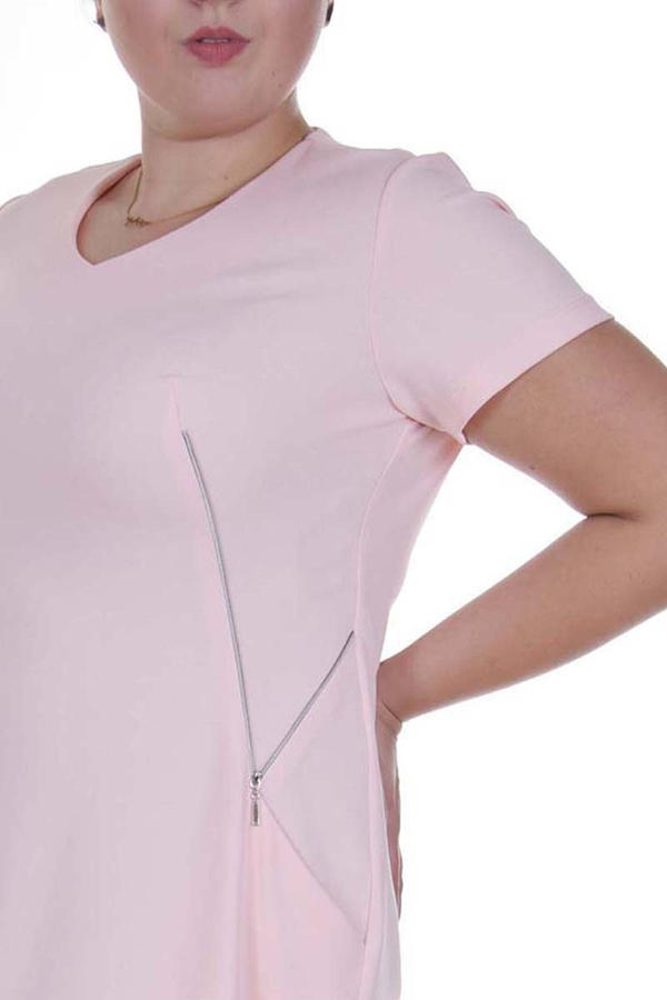 Sukienka FSU869  ŁOSOSIOWY JASNY