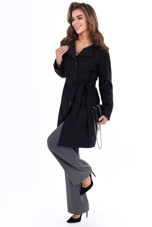 Płaszcz FPL1132 CZARNY