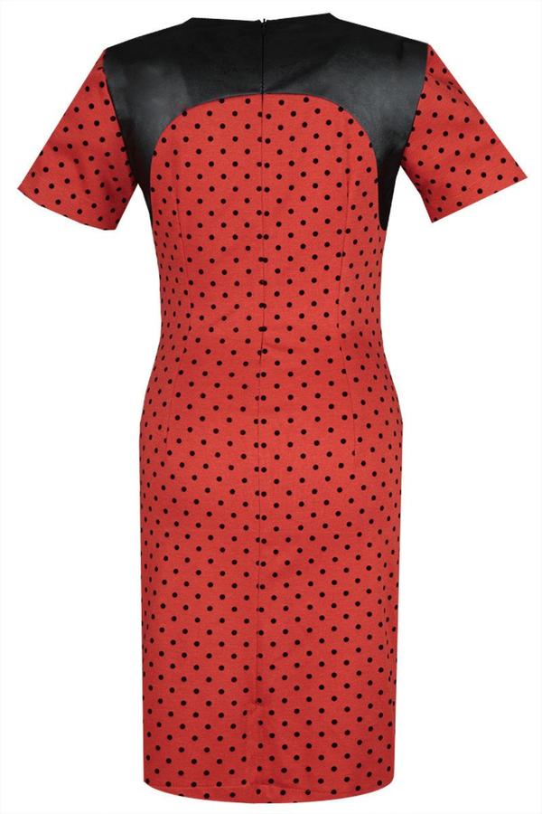 Sukienka FSU646  RUDY + CZARNY