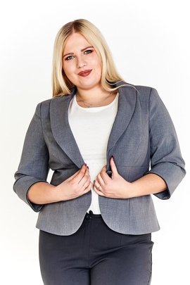 Żakiet FZA916  SZARY