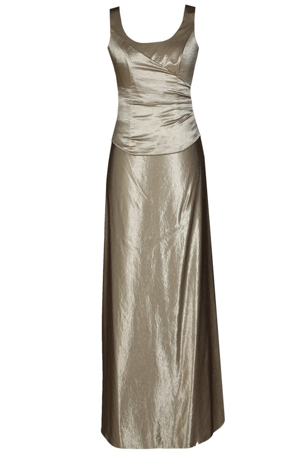 Sukienka FSU001 BEŻOWY CIEMNY