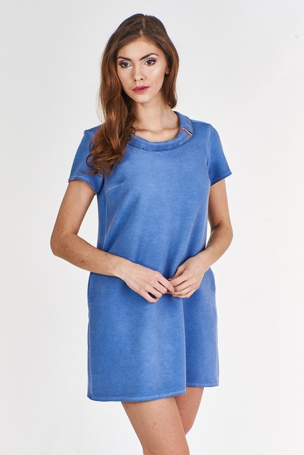 Sukienka FSU679 JEANSOWY jeans