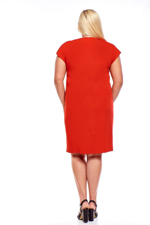 Sukienka FSU992 CZERWONY