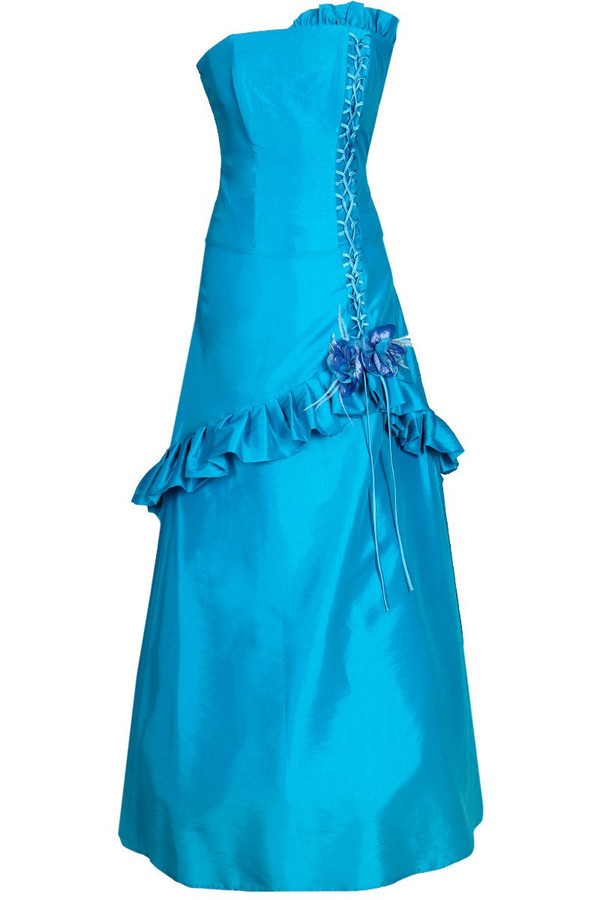 Sukienka FSU136 LAZUROWY