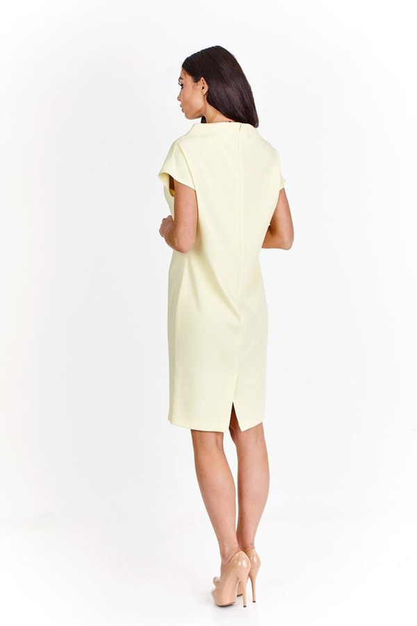 Sukienka FSU775 ŻÓŁTY JASNY