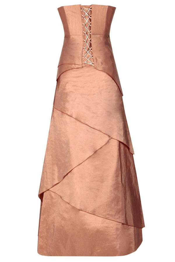 Sukienka FSU072 CEGLASTY