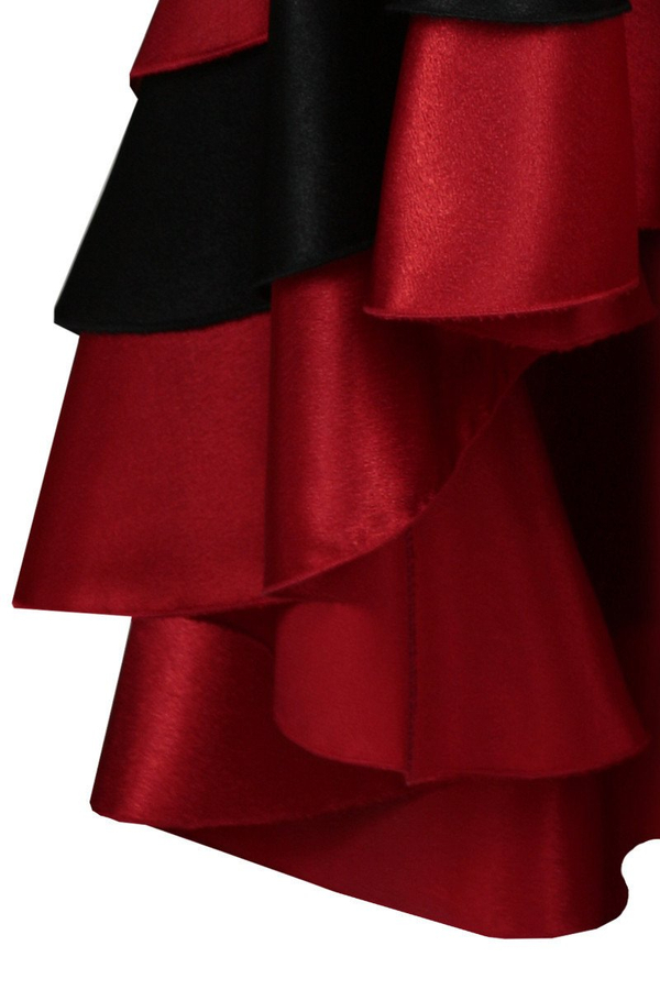 Sukienka FSU102 CZERWONY