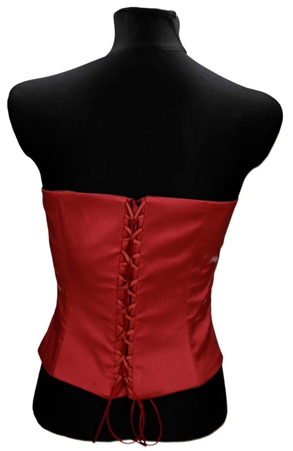 Gorset FGR082  MALINOWY