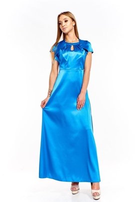 Sukienka FSU168 LAZUROWY