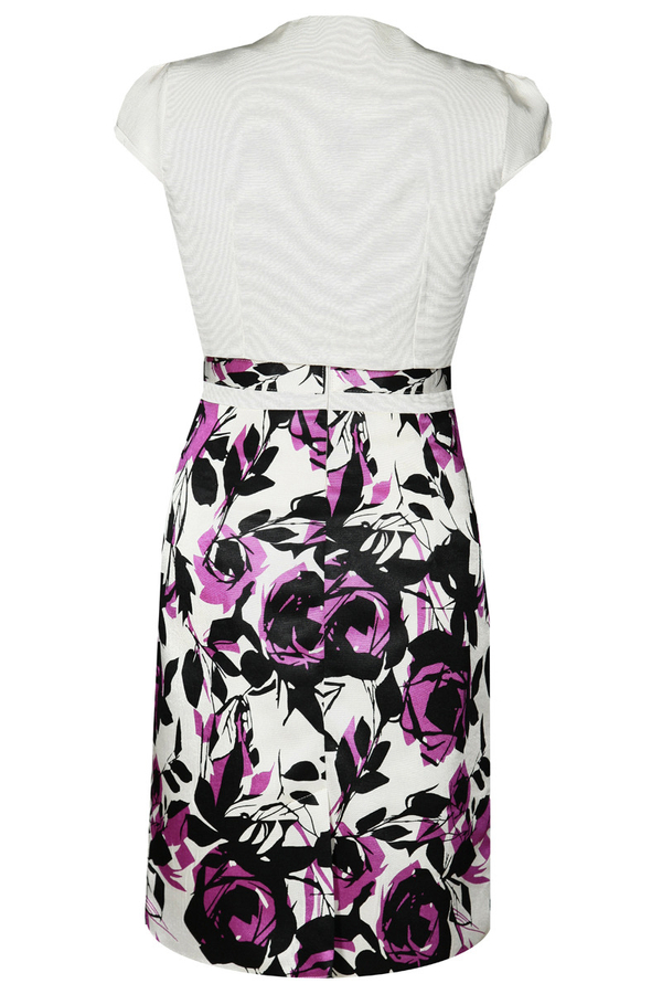 Garsonka FGA187 EKRI AMARANTOWY ŚREDNI