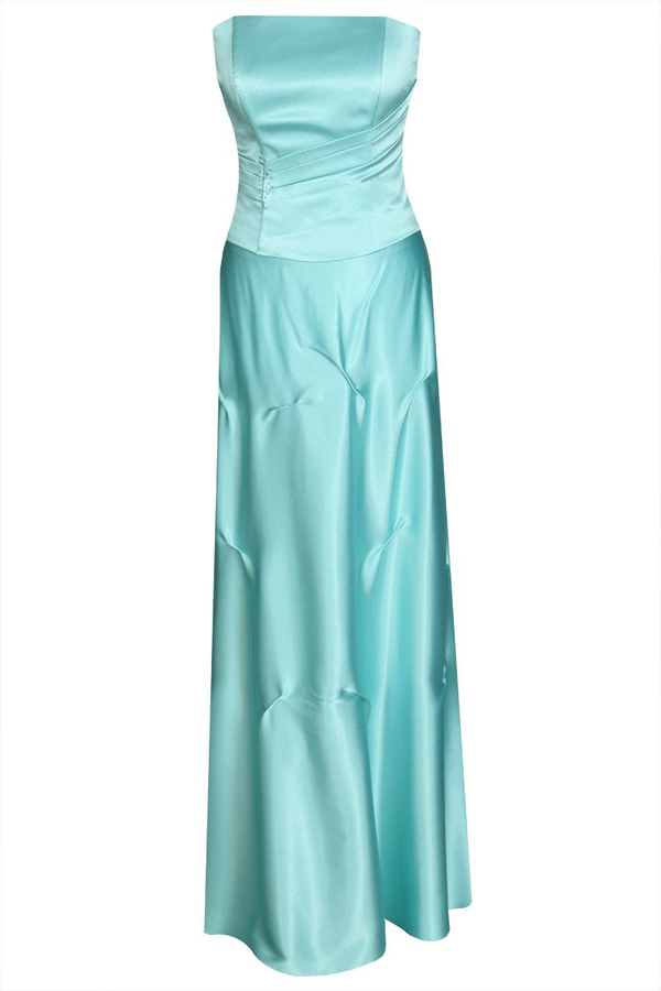 Sukienka FSU019 TURKUSOWY