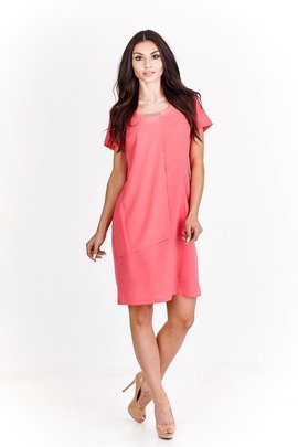 Sukienka FSU1111 MALINOWY CUKIERKOWY