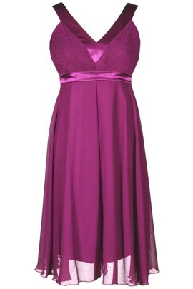 Sukienka FSU152 AMARANTOWY ŚREDNI