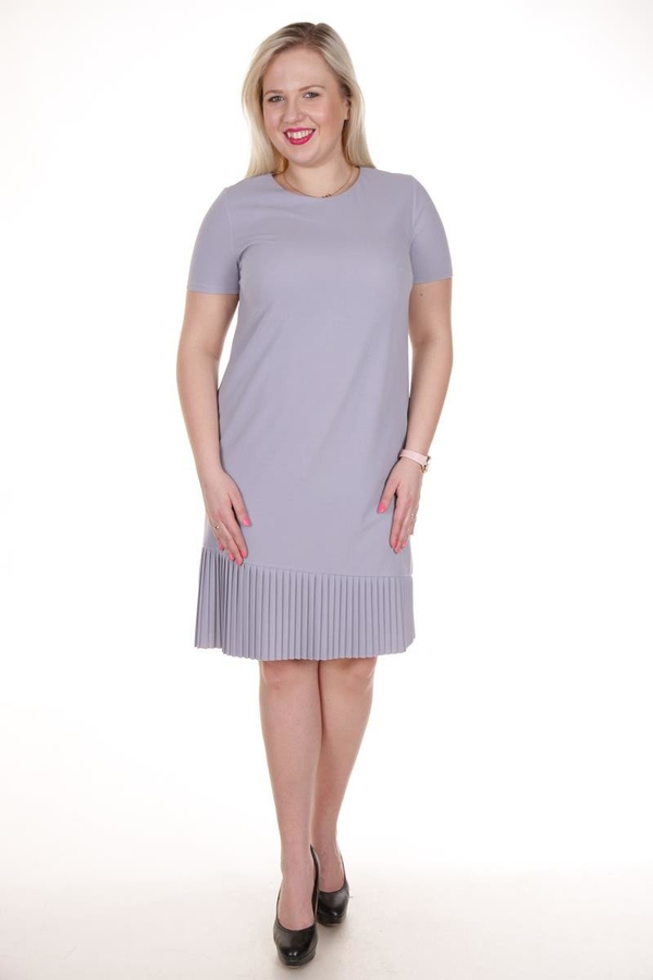 Sukienka FSU928 SZARY JASNY