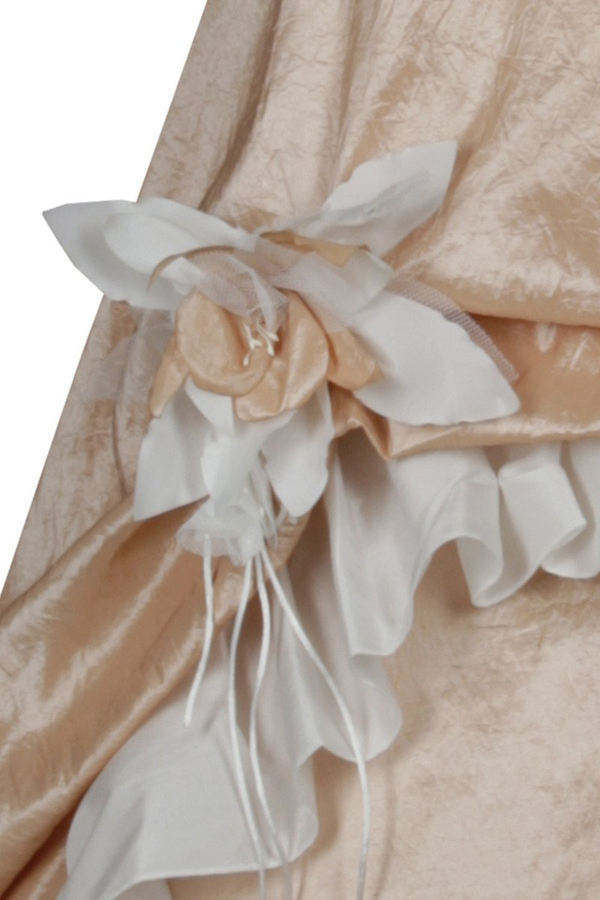 Sukienka FSU074 EKRI EKRI