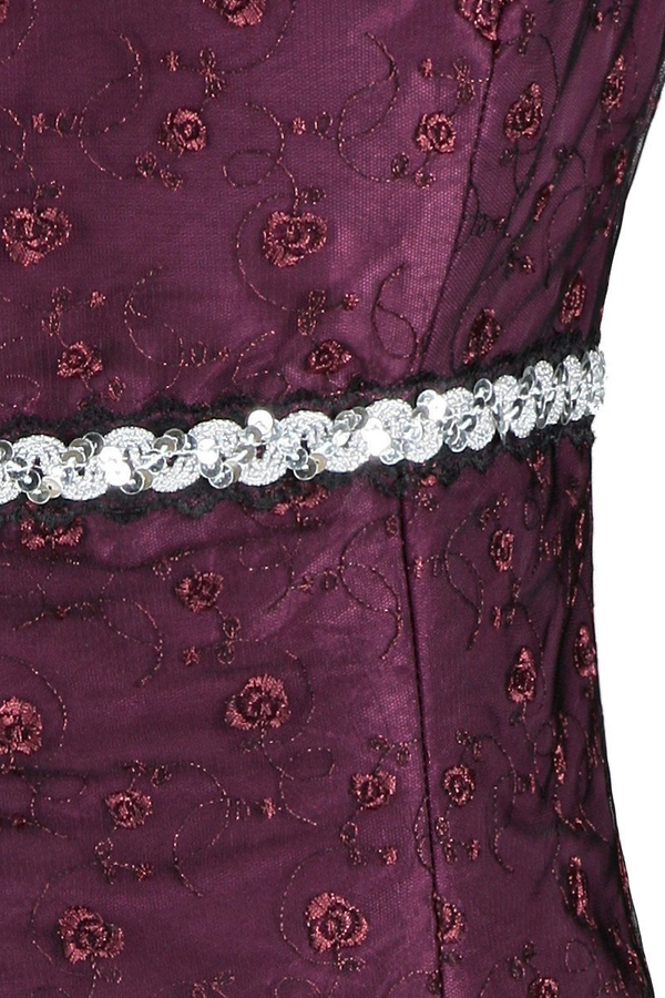 Sukienka FSU161 BAKŁAŻAN