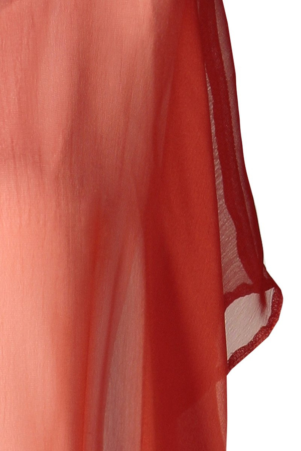 Sukienka FSU620 EKRI + POMARAŃCZOWY MOCNY gładki