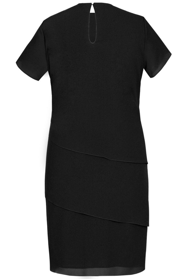 Sukienka FSU1115 CZARNY gładki