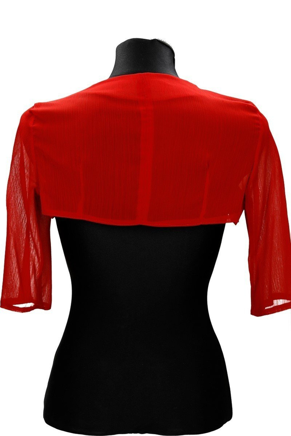 Bolerko FBL174 CZERWONY