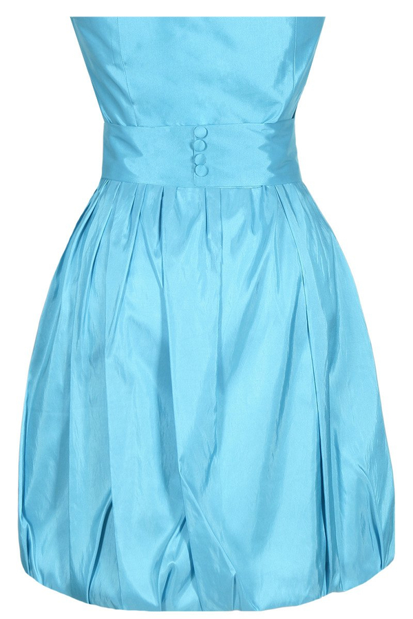 Sukienka FSU173 TURKUSOWY