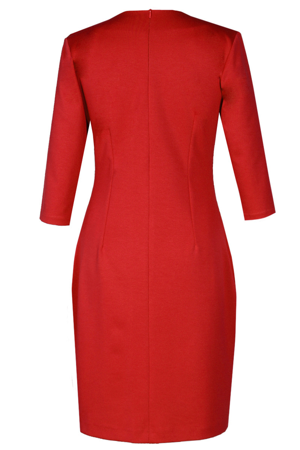 Sukienka FSU769 CZERWONY