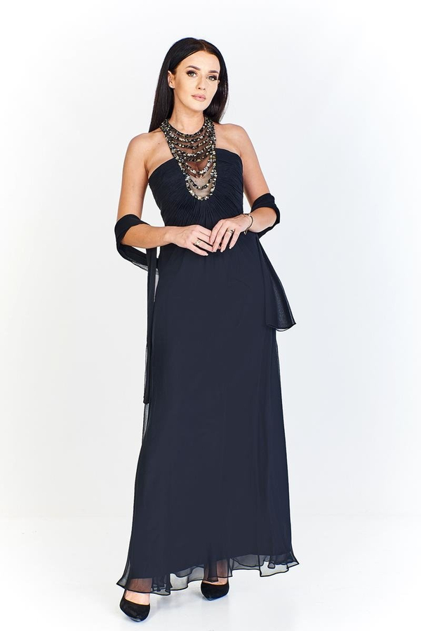 Suknia FSU728 CZARNY