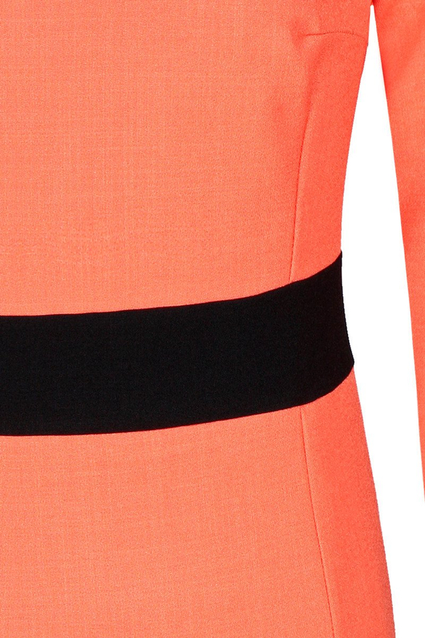 Dress FSU285 ORANGE BLACK