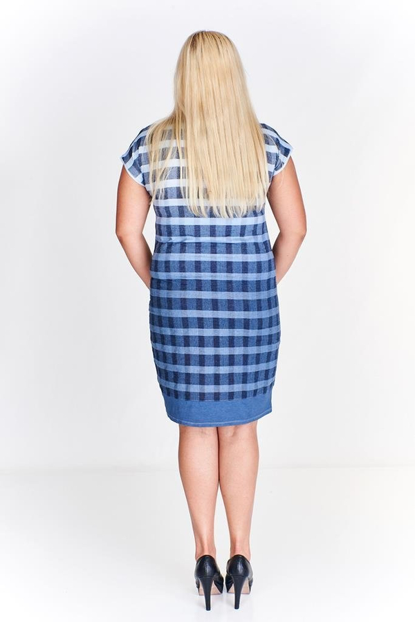 Sukienka FSU781 GRANATOWY ombre