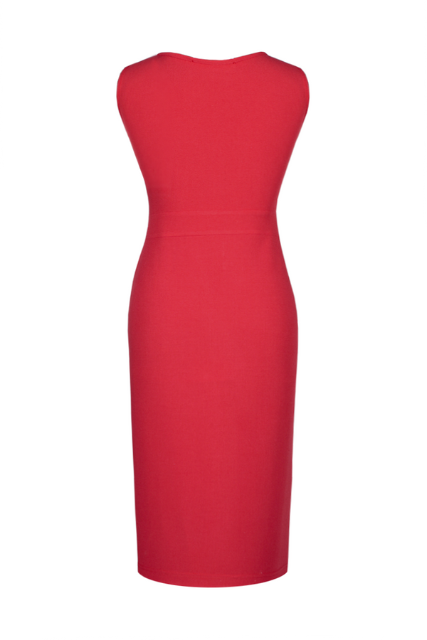 Sukienka FSU441 MALINOWY CUKIERKOWY