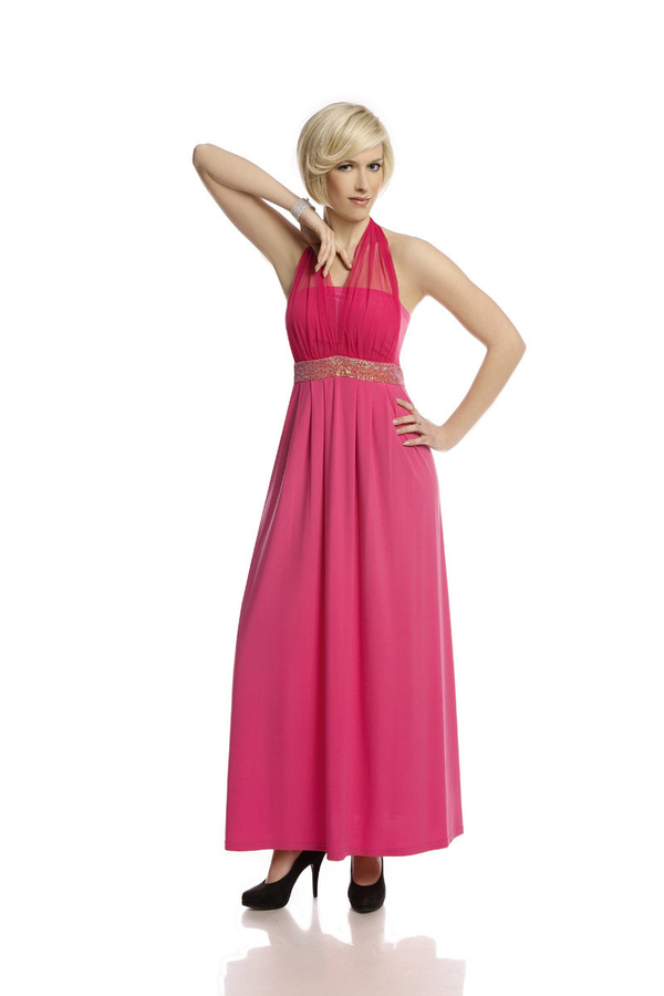 Sukienka FSU1080 AMARANT JASNY