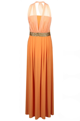 Sukienka FSU1080 POMARAŃCZOWY