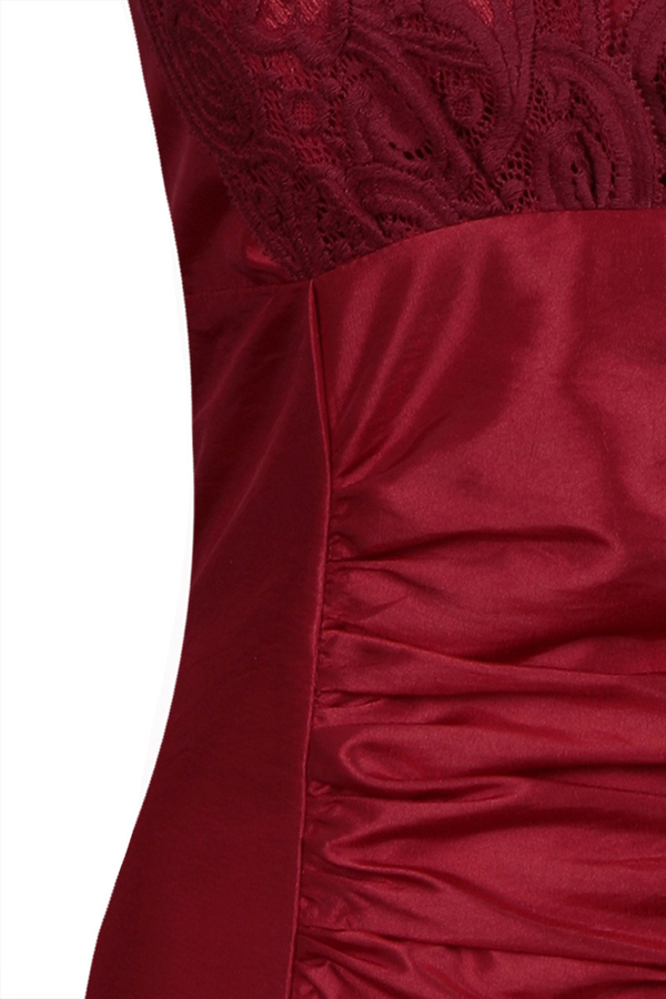 Sukienka FSU178 CZERWONY MOCNY